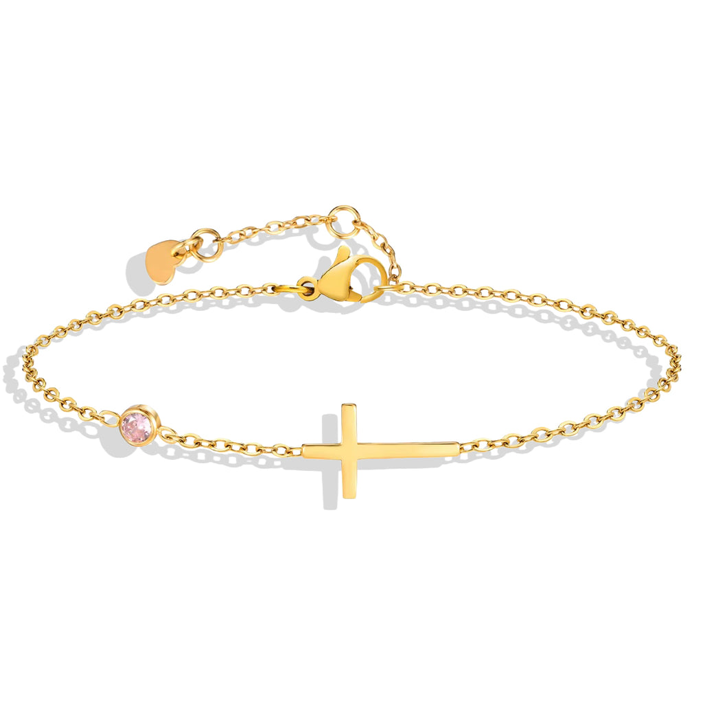 Dainty Cross Bracelet