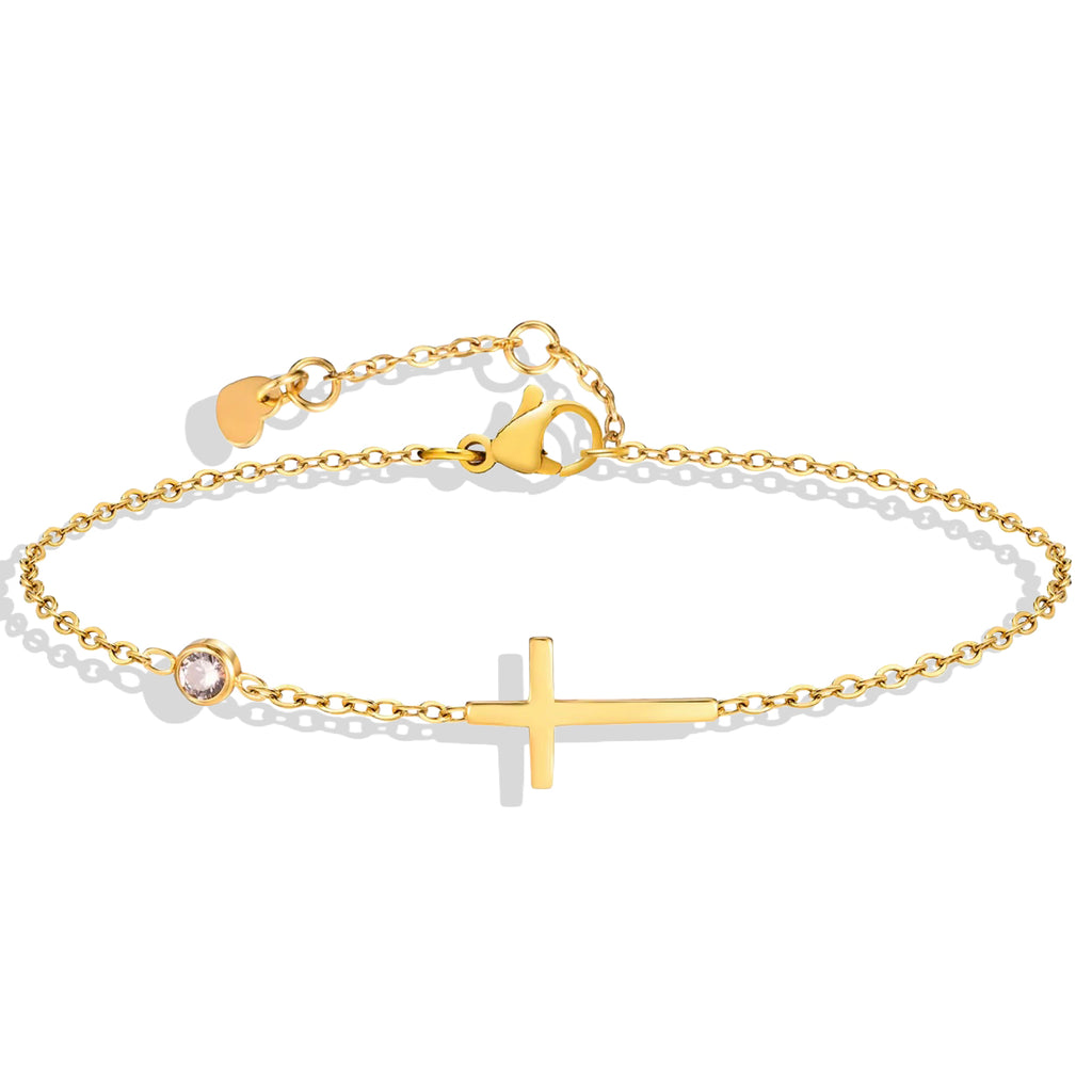 Dainty Cross Bracelet